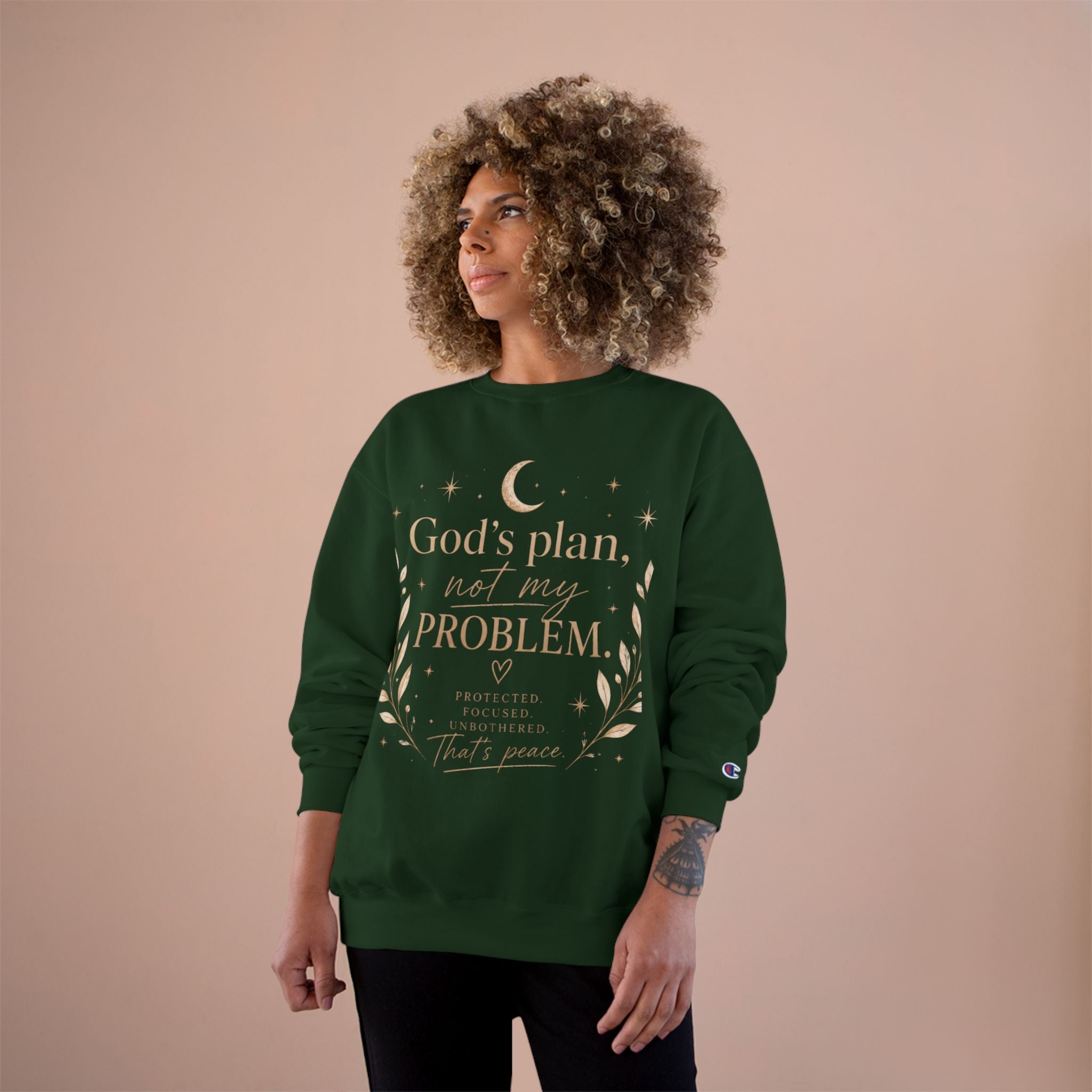 God’s Plan Not My Problem Sweatshirt — Inspirational Crewneck