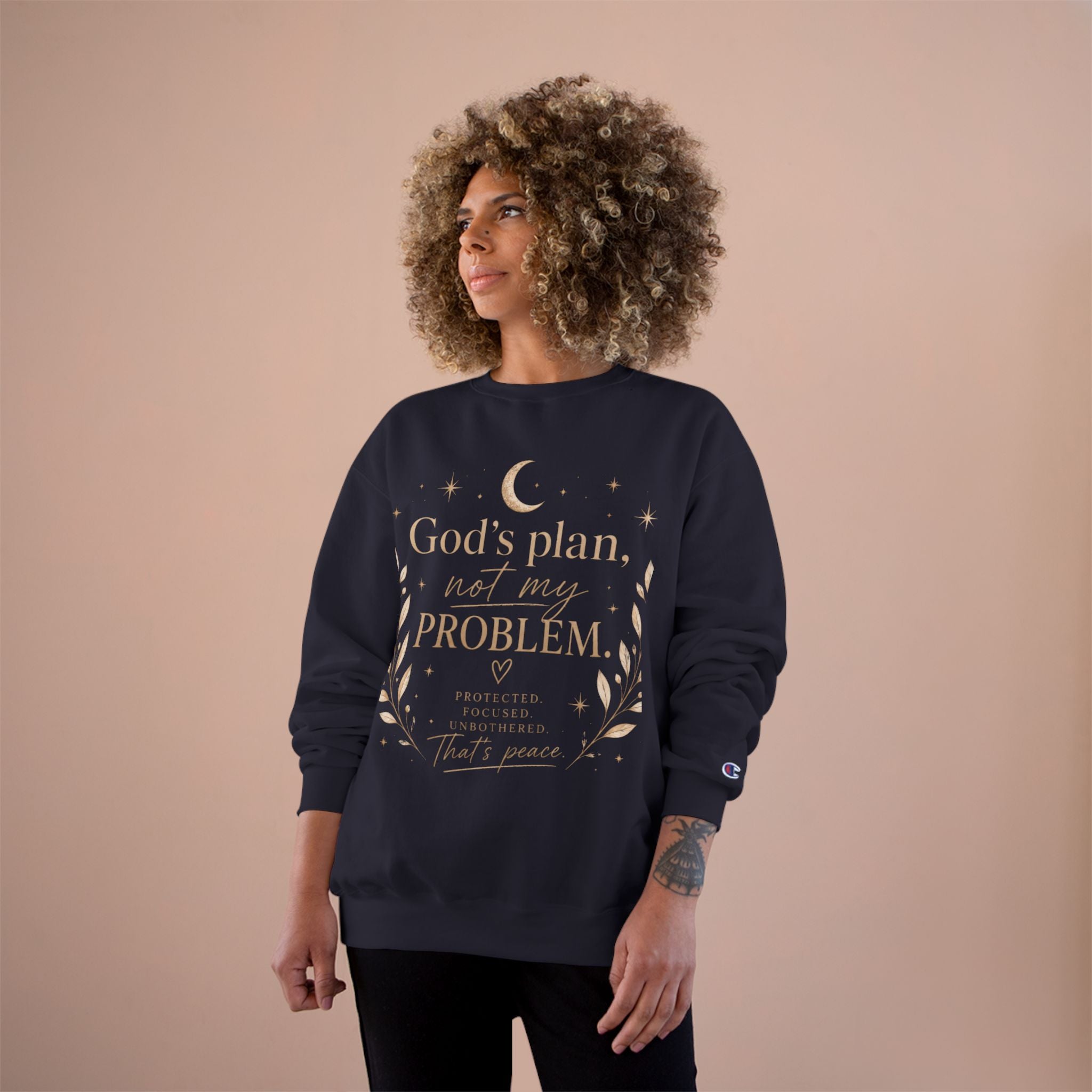 God’s Plan Not My Problem Sweatshirt — Inspirational Crewneck