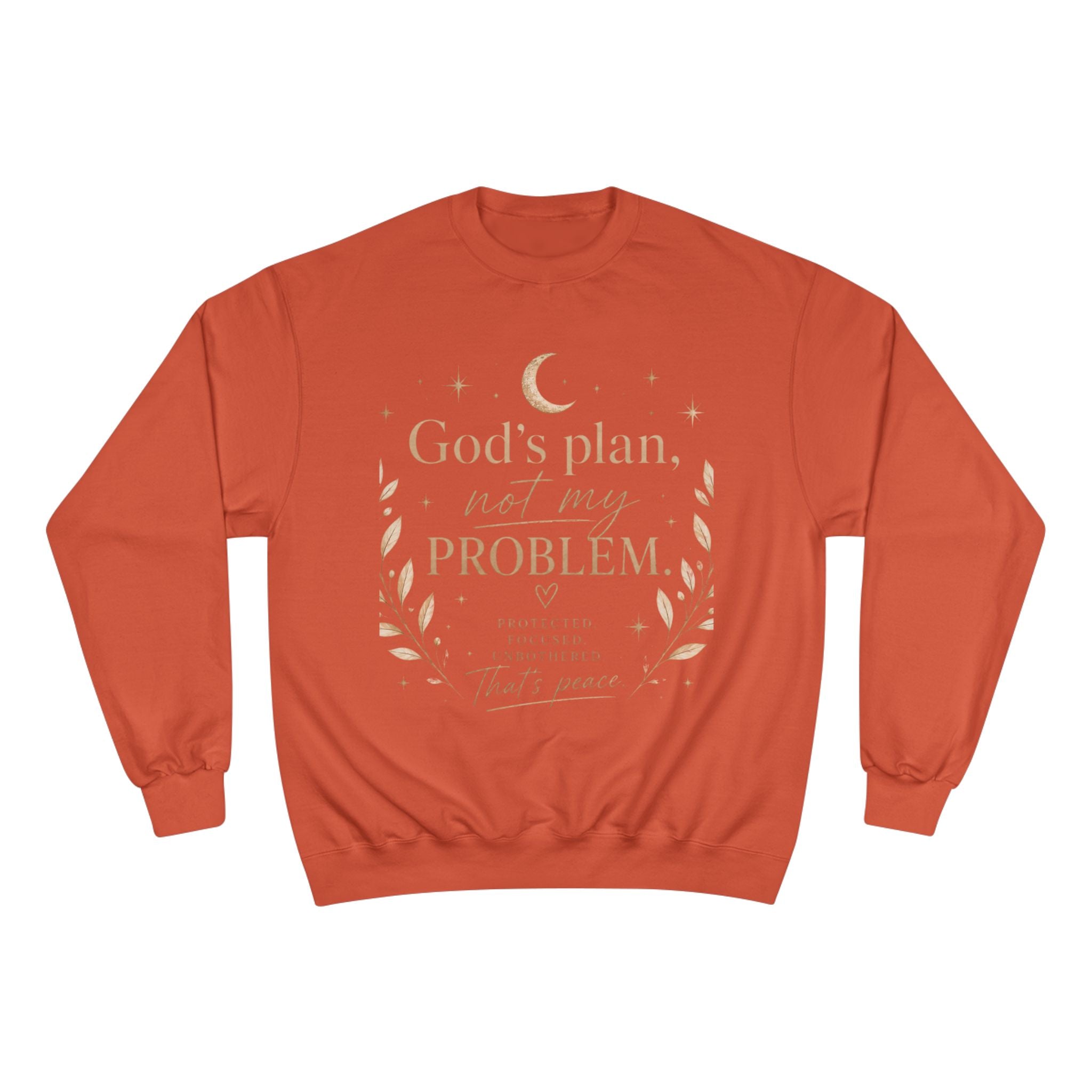 God’s Plan Not My Problem Sweatshirt — Inspirational Crewneck