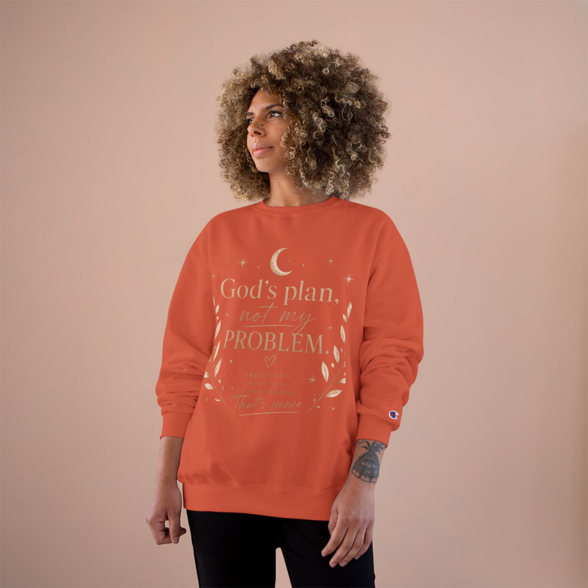 God’s Plan Not My Problem Sweatshirt — Inspirational Crewneck