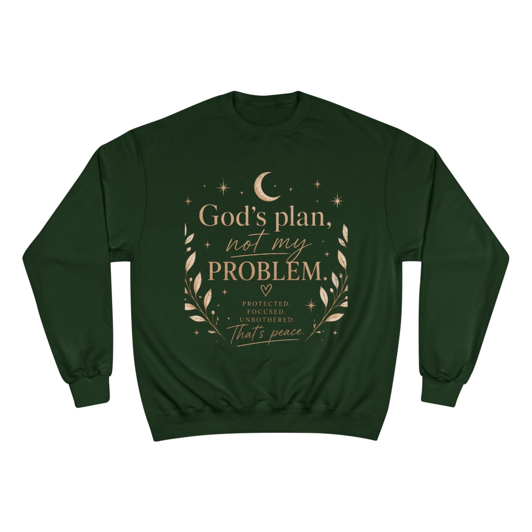 God’s Plan Not My Problem Sweatshirt — Inspirational Crewneck