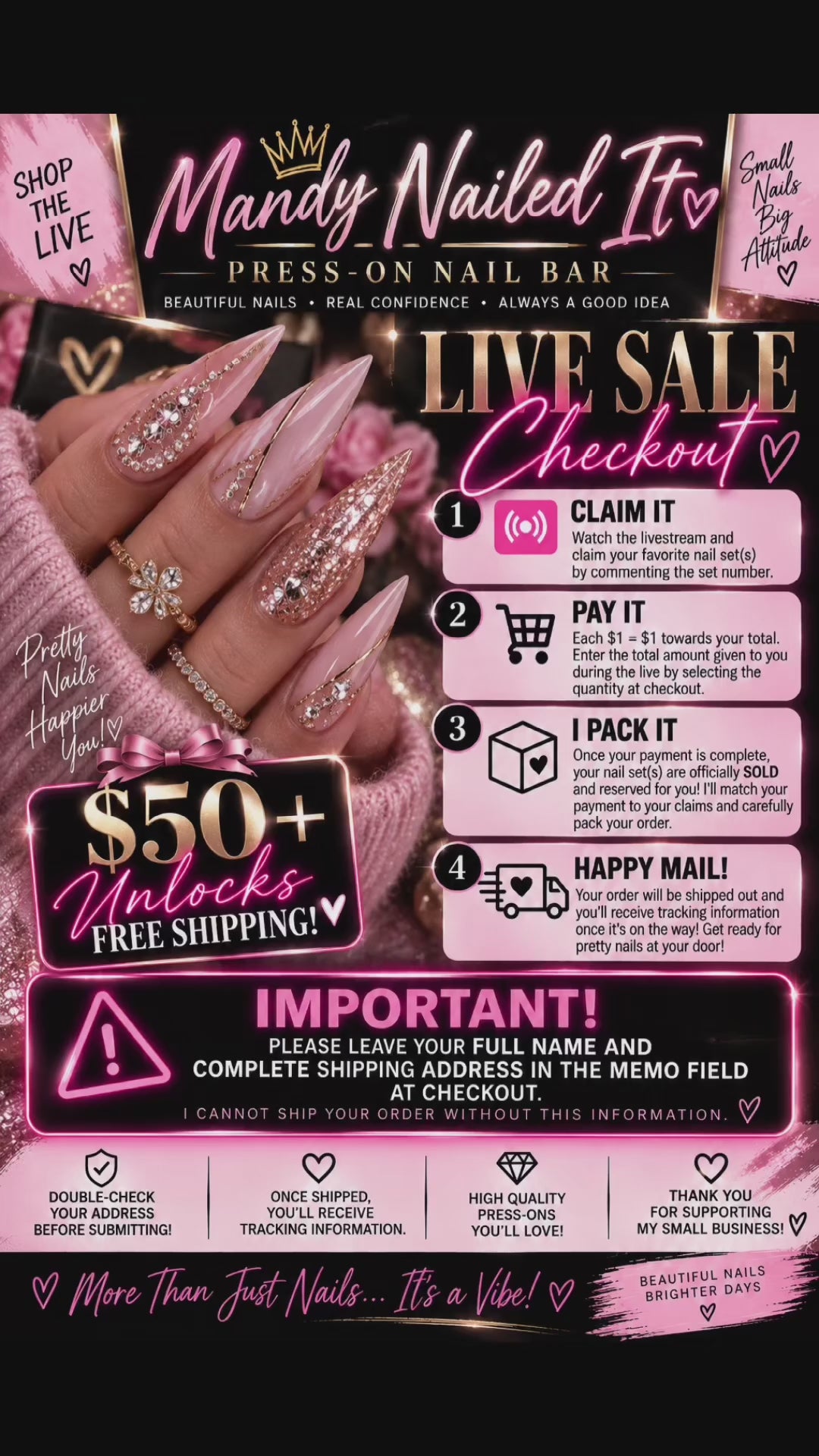 Live Nail Sale